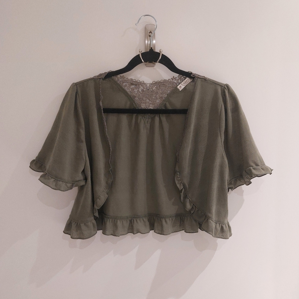 Axes Femme Olive Green Bolero